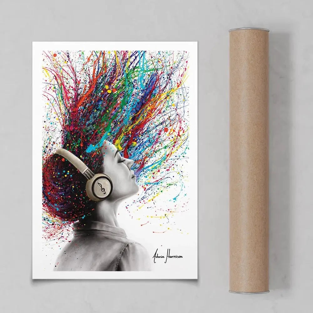 Music Me Art Print Music Me Art Print wall art product Ashvin Harrison