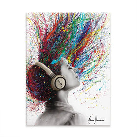Music Me Canvas Print Music Me Canvas Print wall art product Ashvin Harrison
