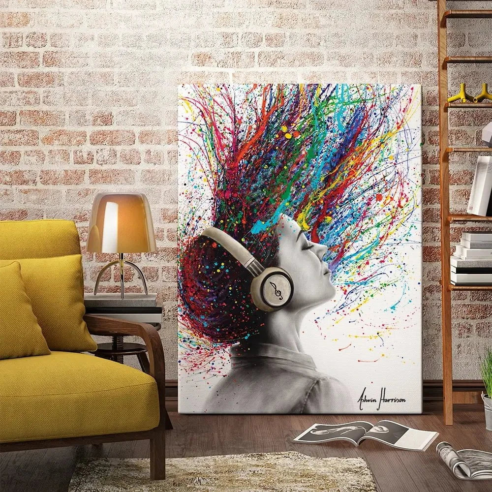 Music Me Canvas Print Music Me Canvas Print wall art product Ashvin Harrison