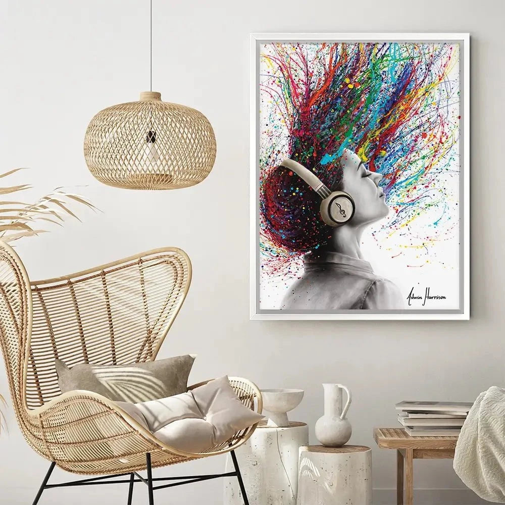 Music Me Canvas Print Music Me Canvas Print wall art product Ashvin Harrison