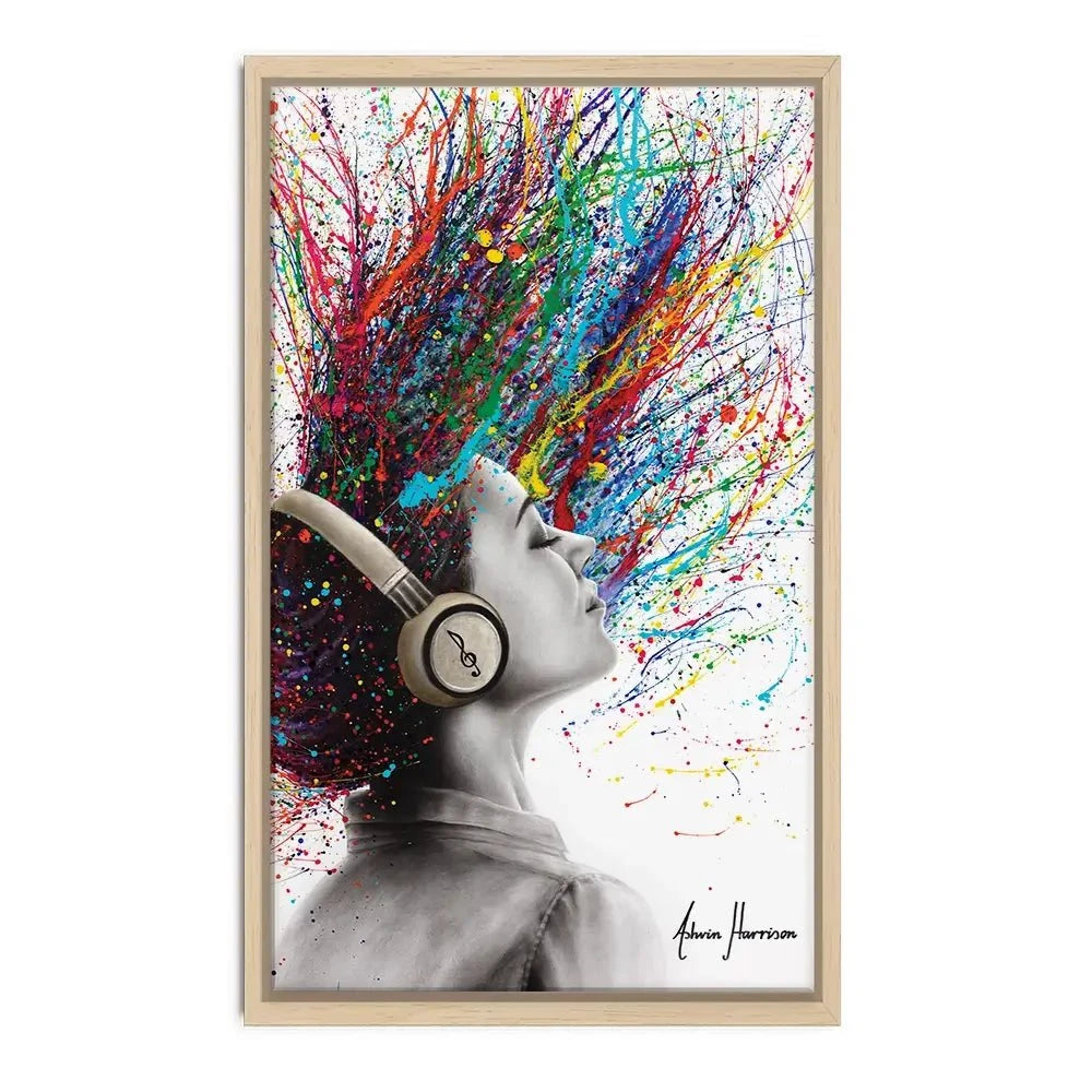 Music Me Canvas Print Music Me Canvas Print wall art product Ashvin Harrison
