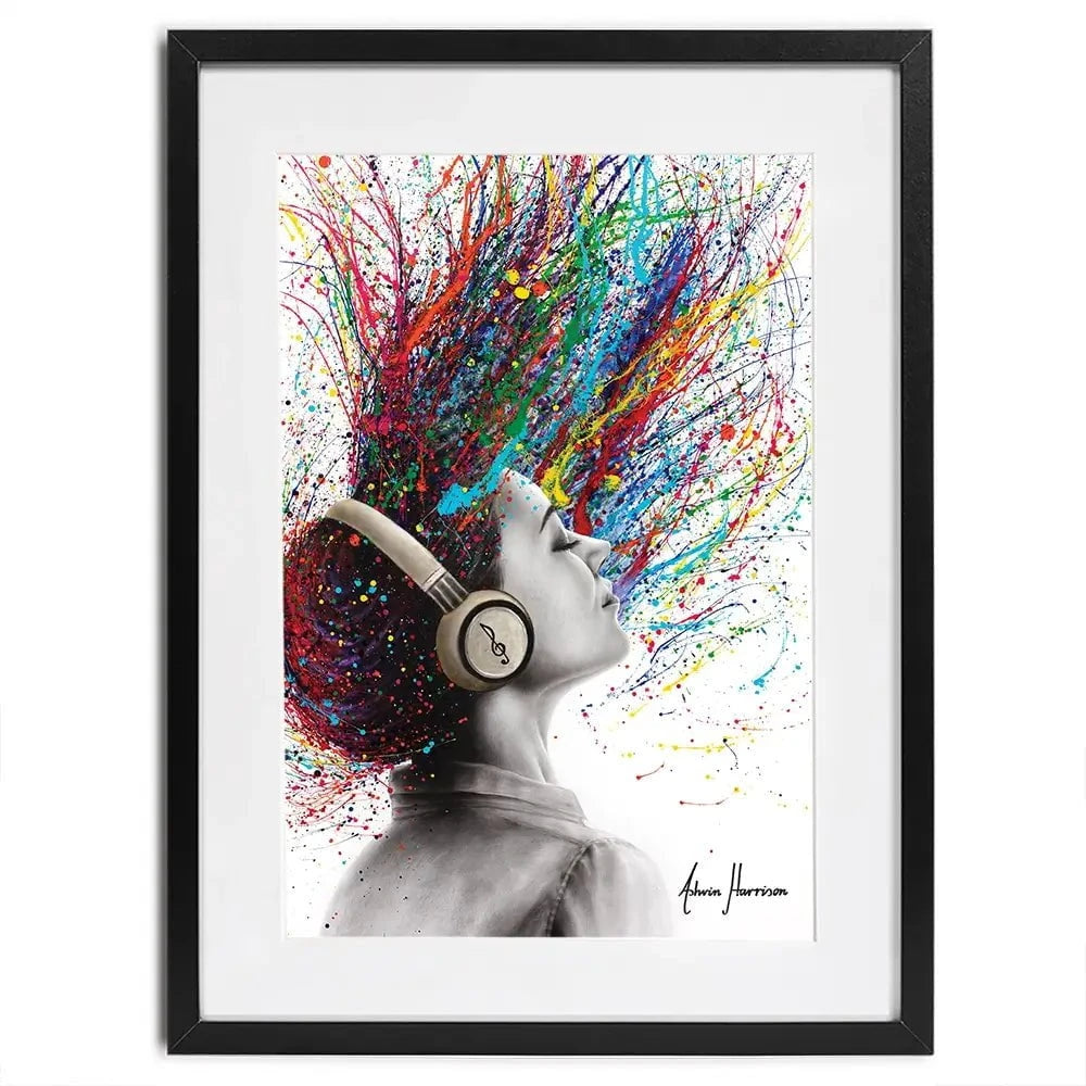 Music Me Framed Art Print Music Me Framed Art Print wall art product Ashvin Harrison