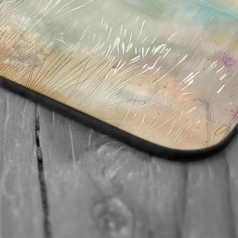 Muted Spring Landscape 1 Coaster Set Muted Spring Landscape 1 Coaster Set wall art product Art Print Shop