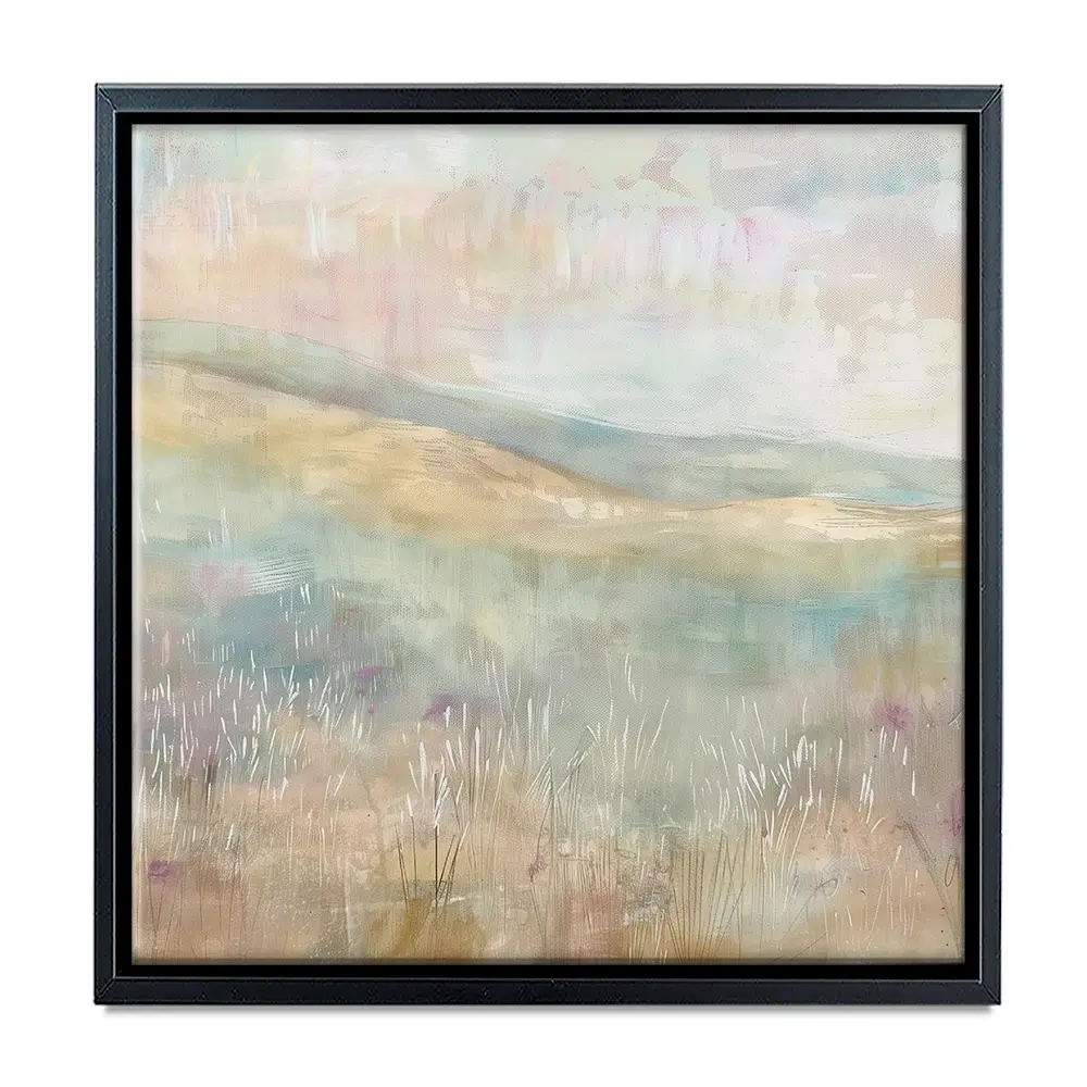Muted Spring Landscape 1 Square Canvas Print Muted Spring Landscape 1 Square Canvas Print wall art product Art Print Shop
