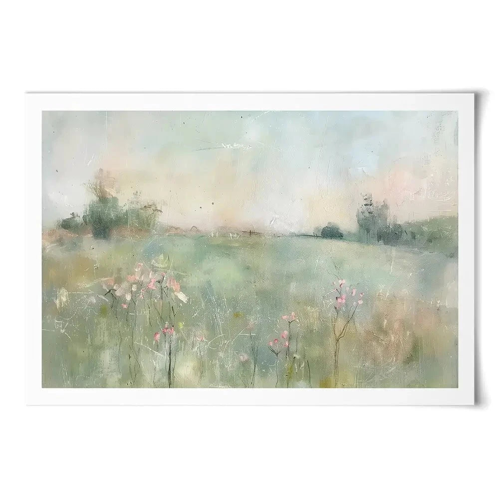 Muted Spring Landscape 2 Art Print Muted Spring Landscape 2 Art Print wall art product Paper House Prints - Independent