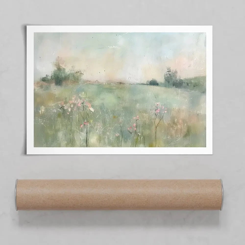 Muted Spring Landscape 2 Art Print Muted Spring Landscape 2 Art Print wall art product Paper House Prints - Independent