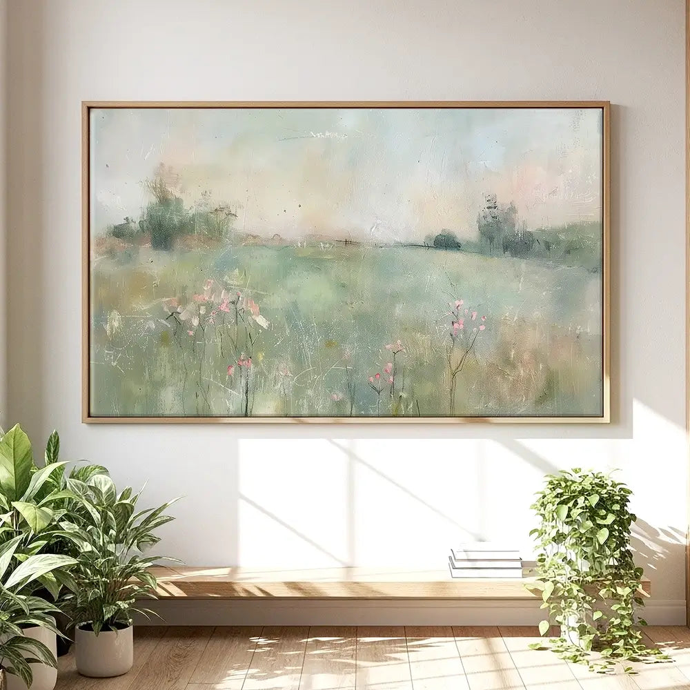 Muted Spring Landscape 2 Oversized Canvas Print Muted Spring Landscape 2 Oversized Canvas Print wall art product Art Print Shop