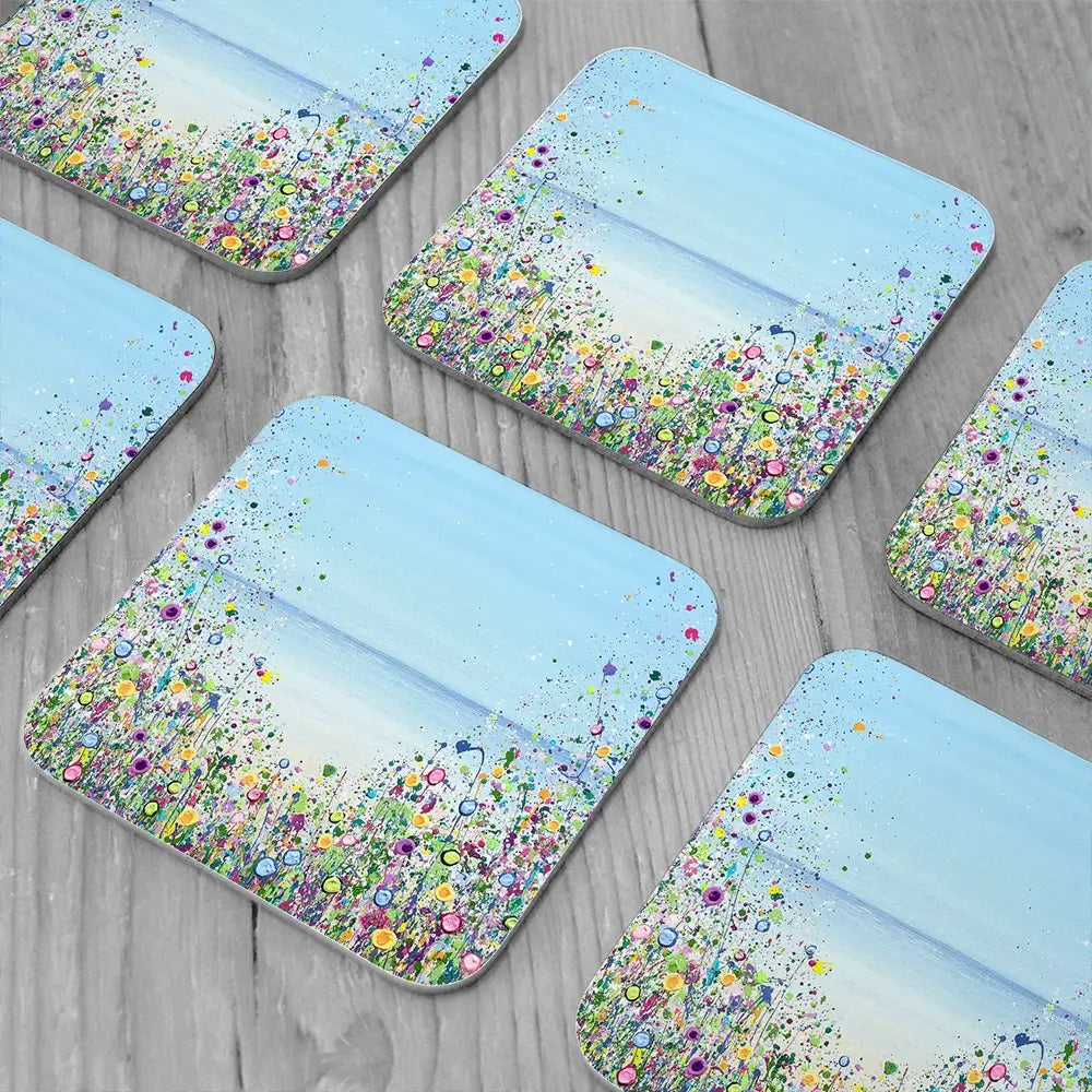 My Happy Place Coaster Set My Happy Place Coaster Set wall art product Jo Gough