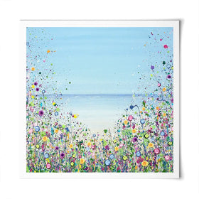 My Happy Place Square Art Print My Happy Place Square Art Print wall art product Jo Gough