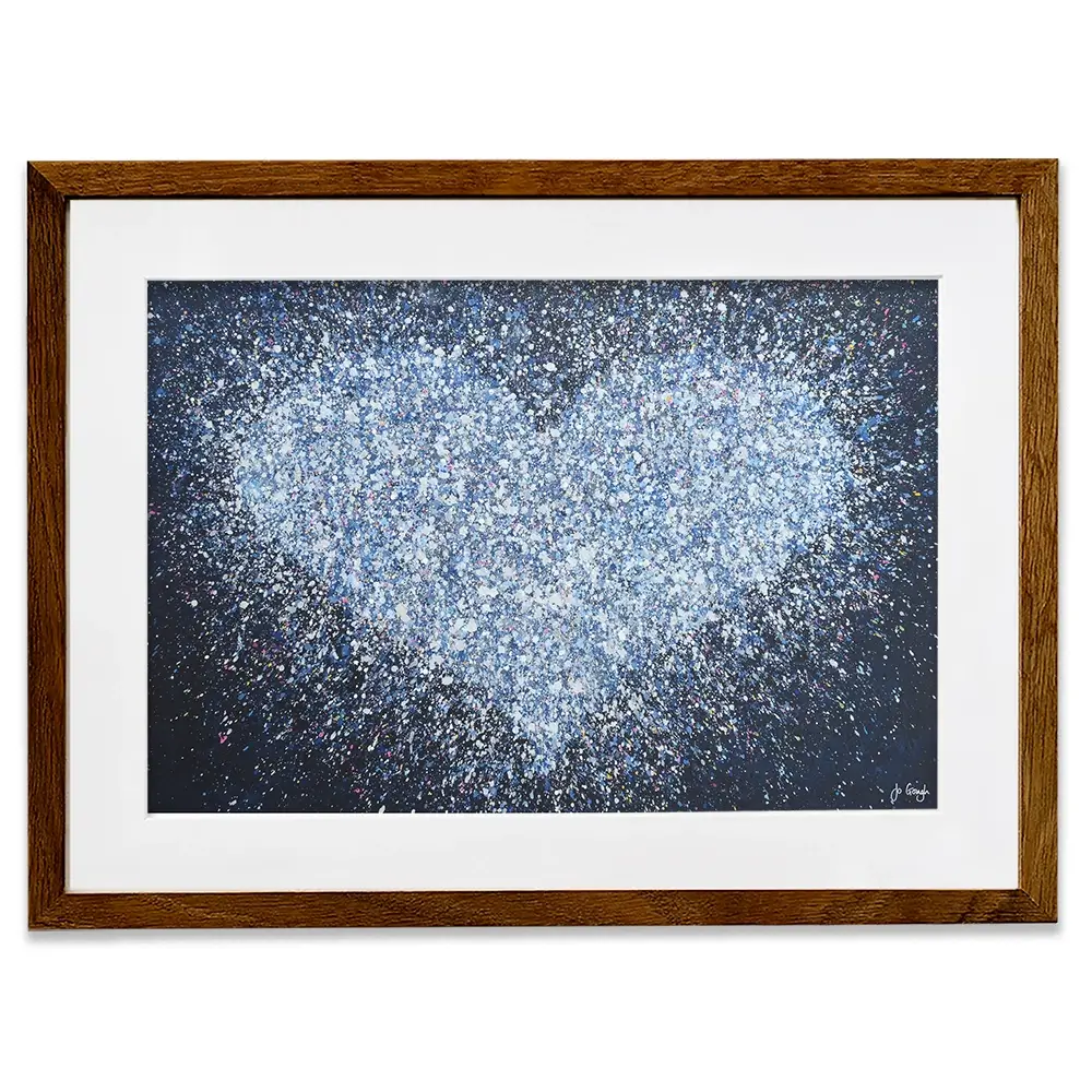 My Heart Is Forever Yours Framed Art Print My Heart Is Forever Yours Framed Art Print wall art product Jo Gough