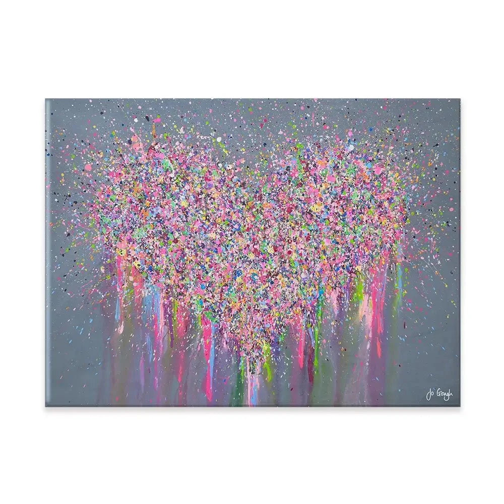 My Heart Is Full Of Joy Canvas Print My Heart Is Full Of Joy Canvas Print wall art product Jo Gough