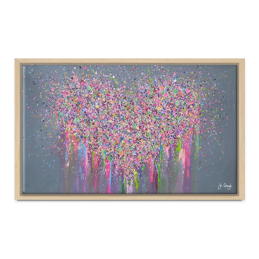 My Heart Is Full Of Joy Oversized Canvas Print My Heart Is Full Of Joy Oversized Canvas Print wall art product Jo Gough
