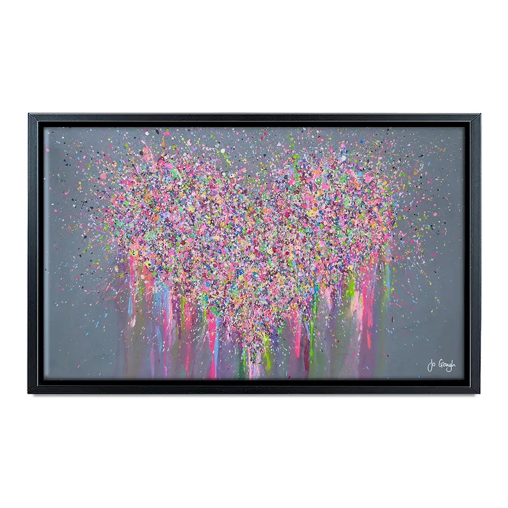 My Heart Is Full Of Joy Oversized Canvas Print My Heart Is Full Of Joy Oversized Canvas Print wall art product Jo Gough