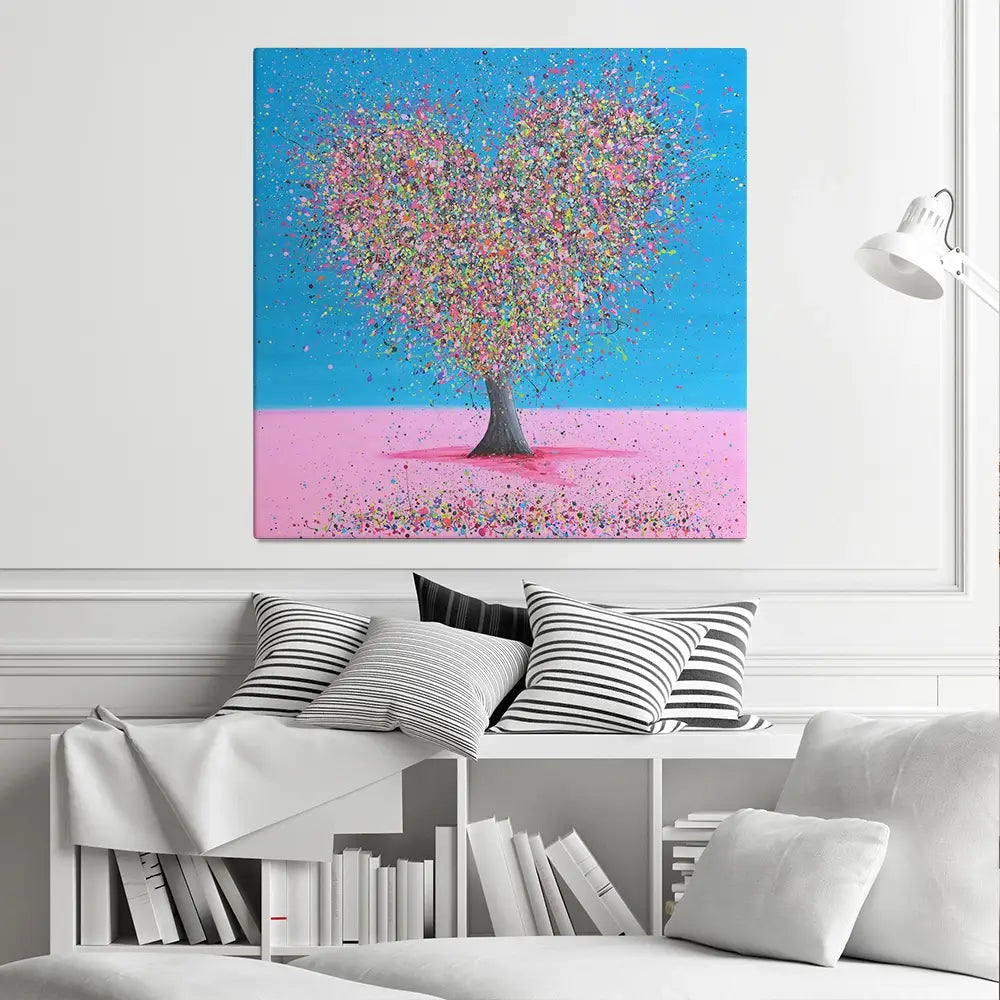 My Sweet Love Square Canvas Print My Sweet Love Square Canvas Print wall art product Jo Gough