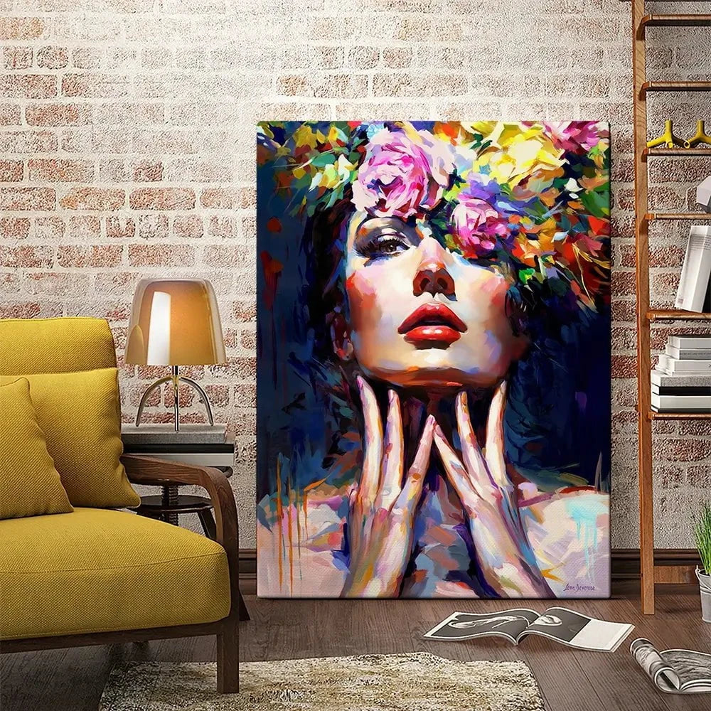 Mystery In Bloom Canvas Print Mystery In Bloom Canvas Print wall art product Leon Devenice