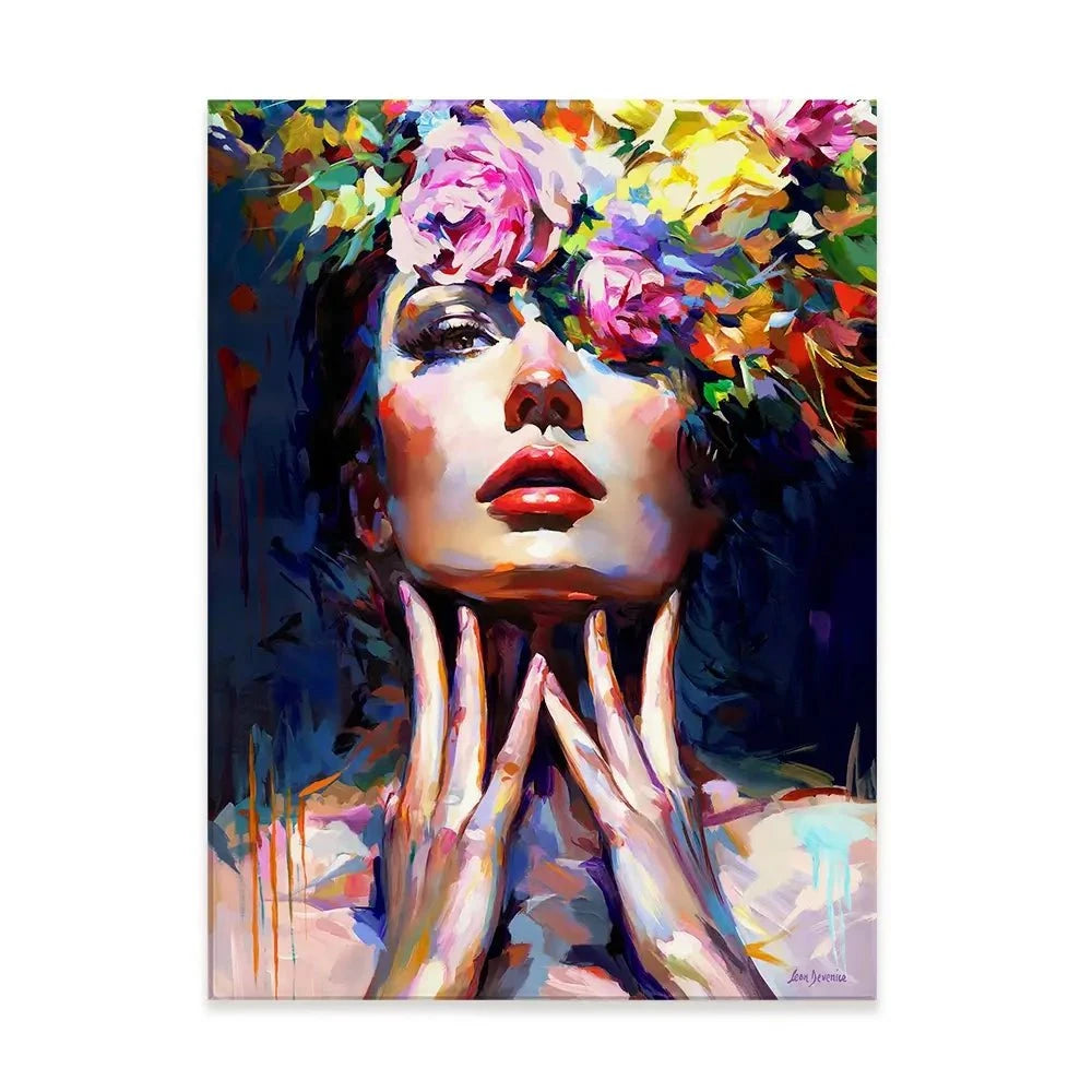 Mystery In Bloom Canvas Print Mystery In Bloom Canvas Print wall art product Leon Devenice