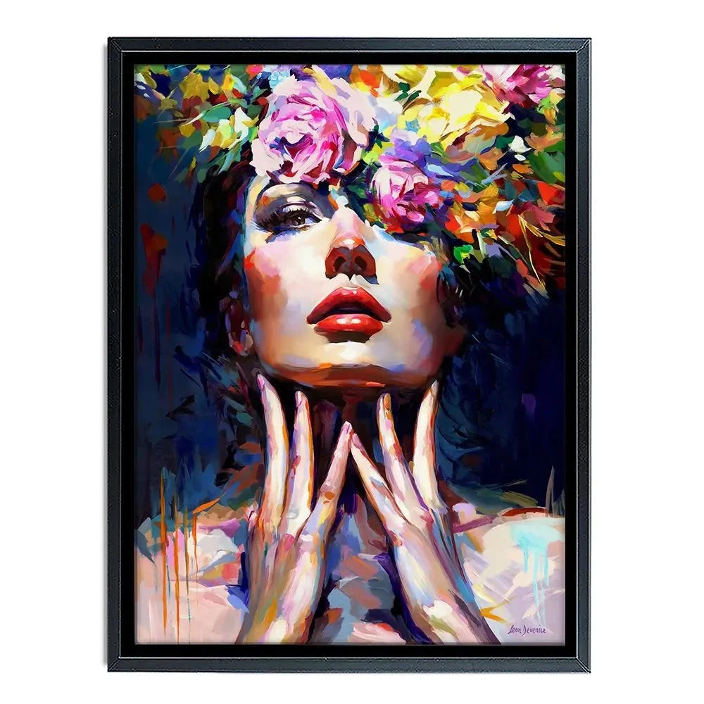 Mystery In Bloom Canvas Print Mystery In Bloom Canvas Print wall art product Leon Devenice