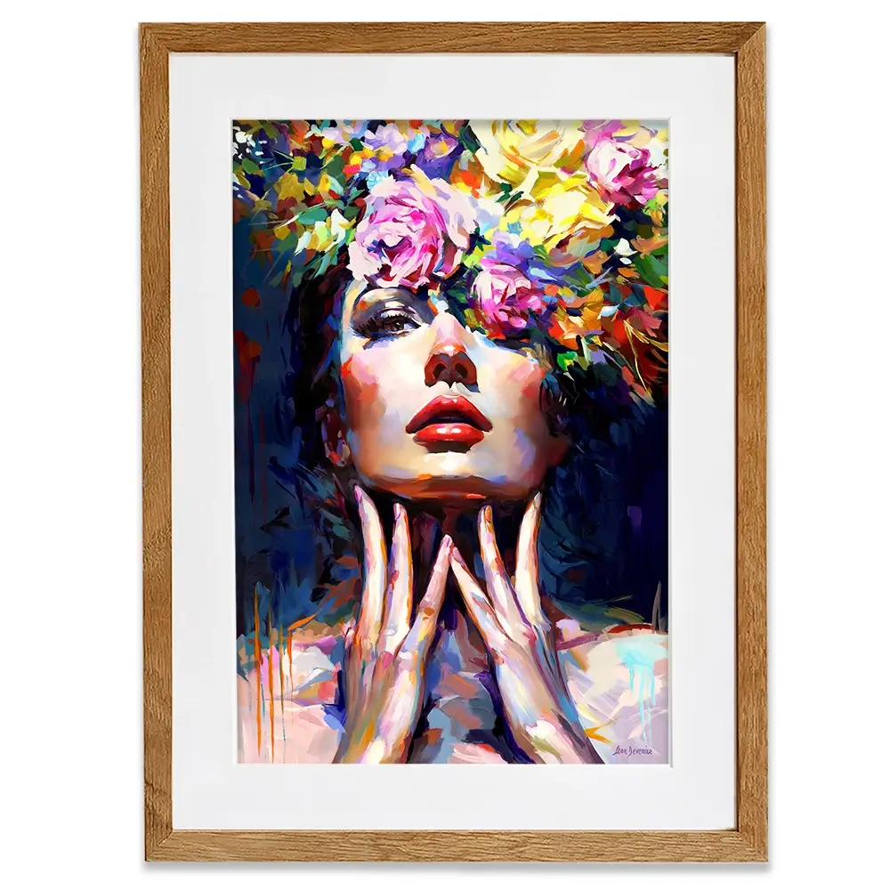 Mystery In Bloom Framed Art Print Mystery In Bloom Framed Art Print wall art product Leon Devenice