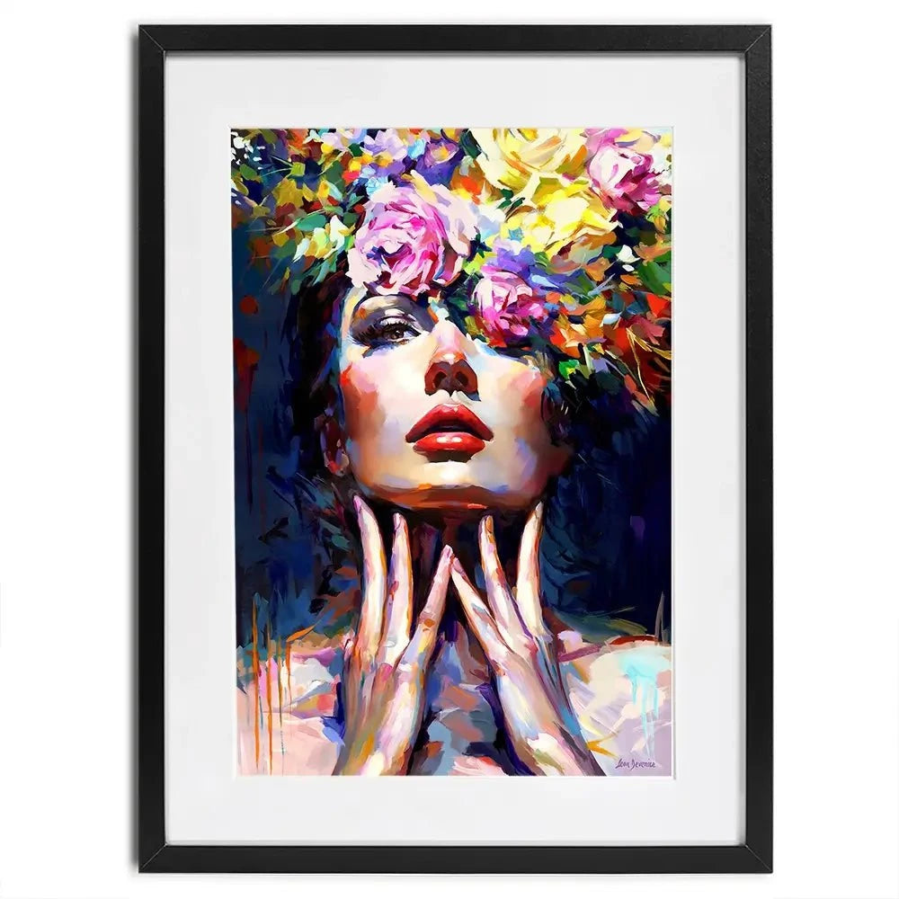 Mystery In Bloom Framed Art Print Mystery In Bloom Framed Art Print wall art product Leon Devenice