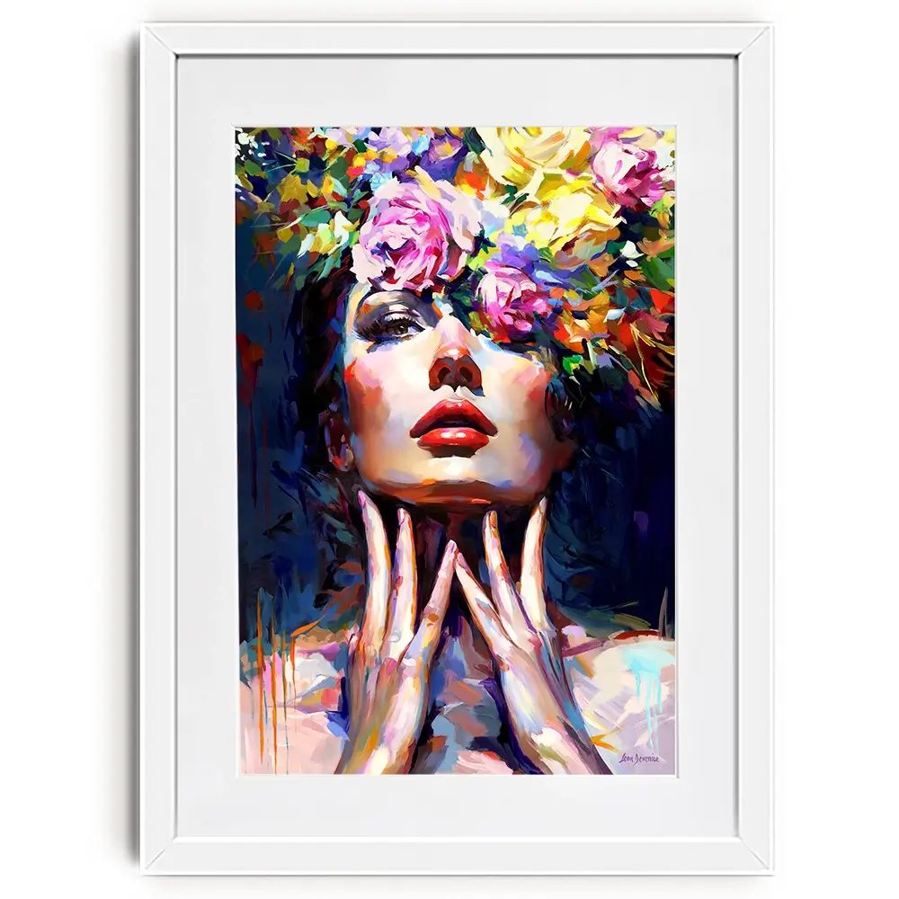 Mystery In Bloom Framed Art Print Mystery In Bloom Framed Art Print wall art product Leon Devenice