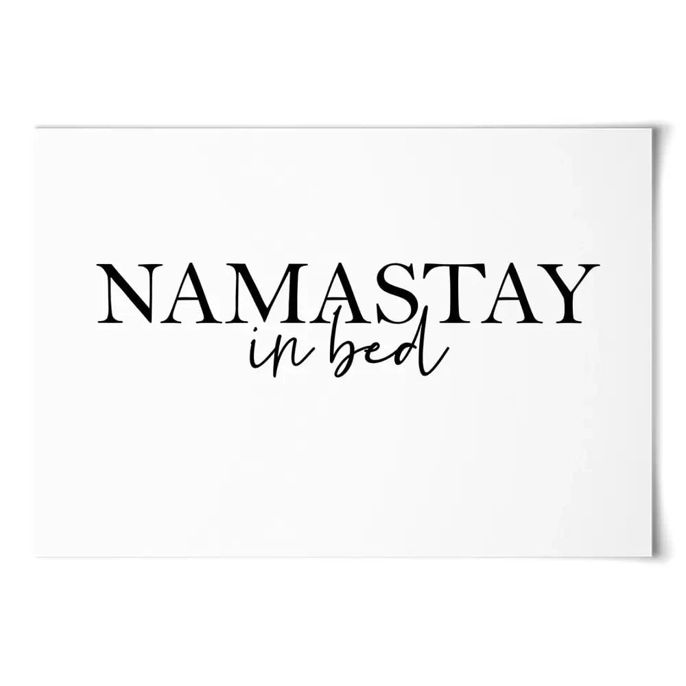 Namastay In Bed Art Print Namastay In Bed Art Print wall art product K Lyon