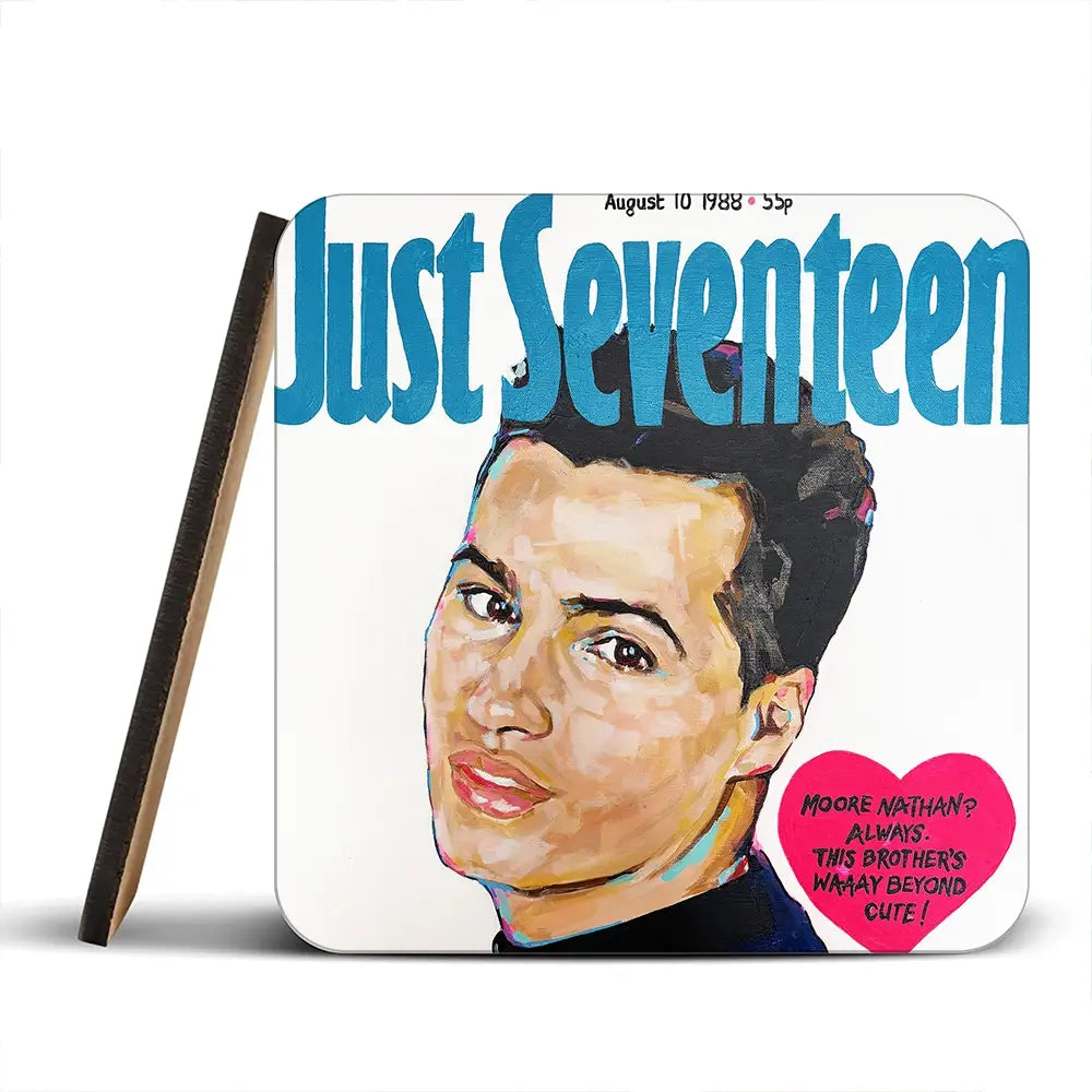 Nathan Moore Just Seventeen Coaster Set Nathan Moore Just Seventeen Coaster Set wall art product Juliet Stockton