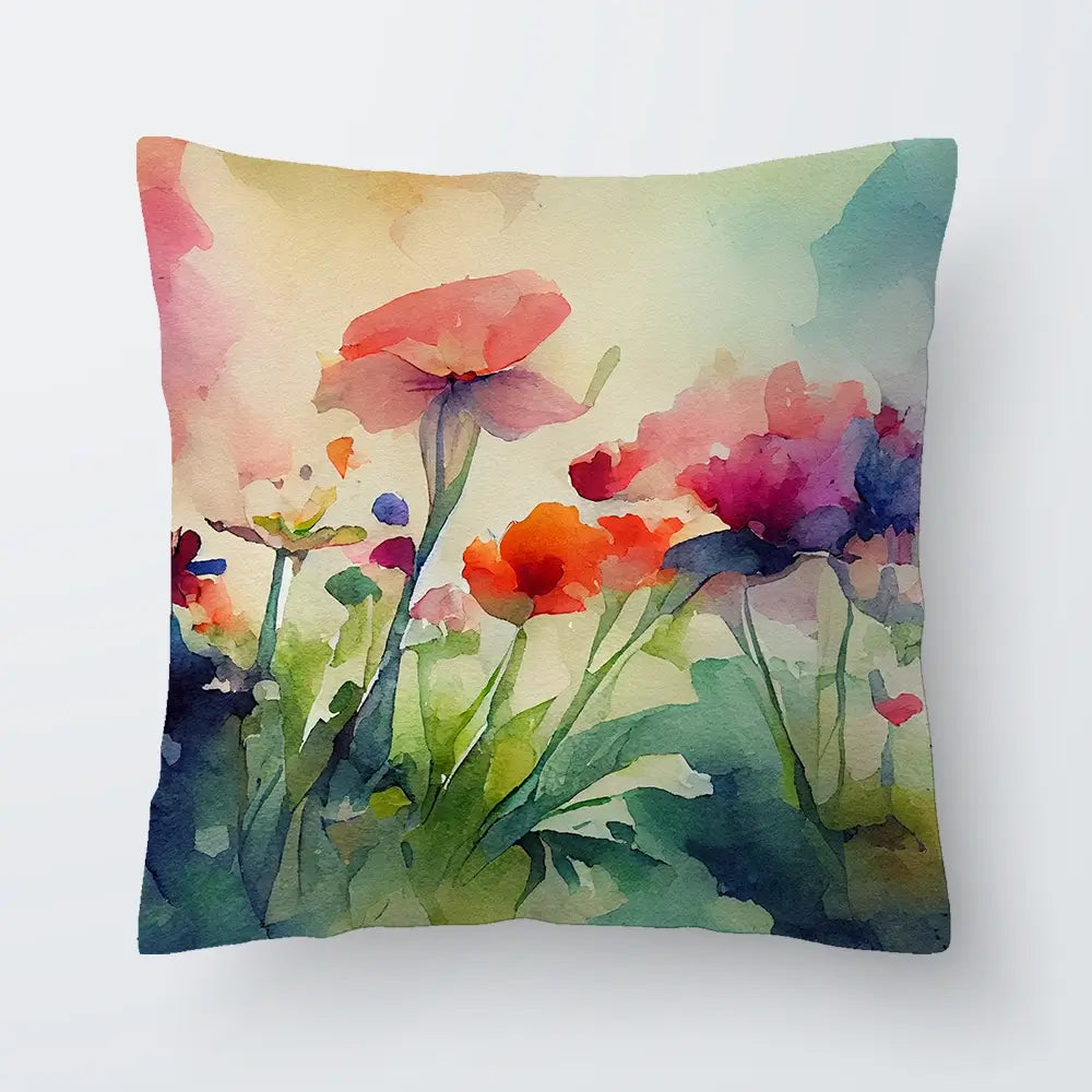 Nature In Watercolour Cushion Nature In Watercolour Cushion wall art product artisticanarchy / Shutterstock
