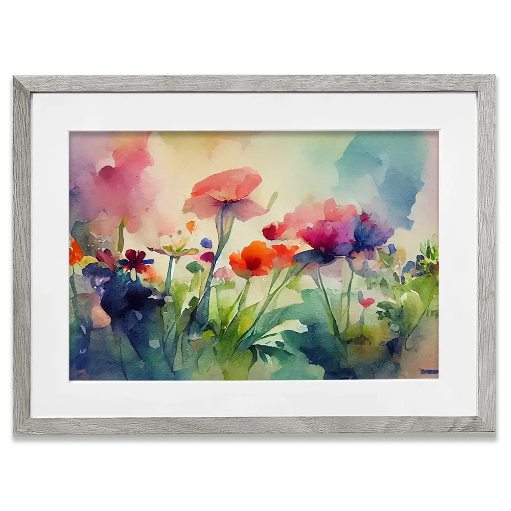 Nature In Watercolour Framed Art Print Nature In Watercolour Framed Art Print | Nature In Watercolour Prints wall art product artisticanarchy / Shutterstock