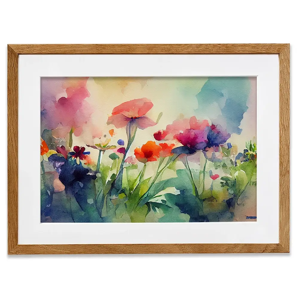 Nature In Watercolour Framed Art Print Nature In Watercolour Framed Art Print | Nature In Watercolour Prints wall art product artisticanarchy / Shutterstock