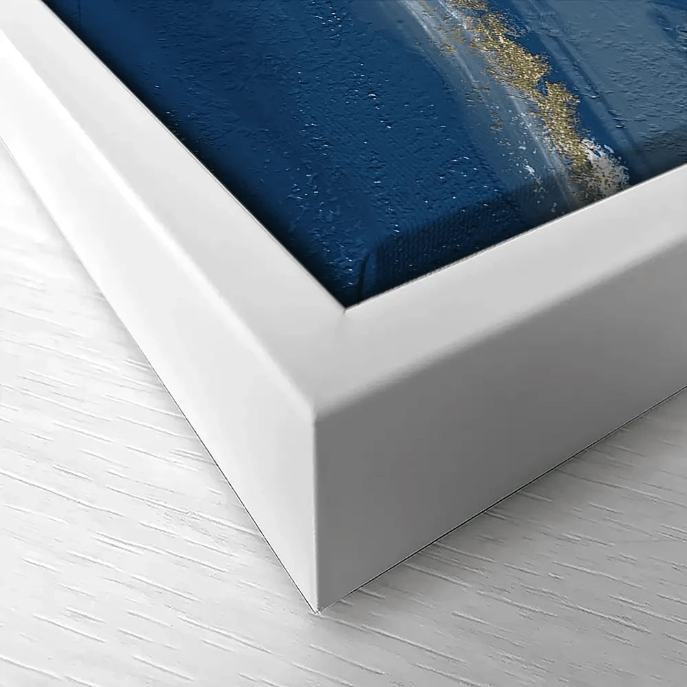 Navy And White Canvas Print Navy And White Canvas Print wall art product Muzi pear studio / Shutterstock