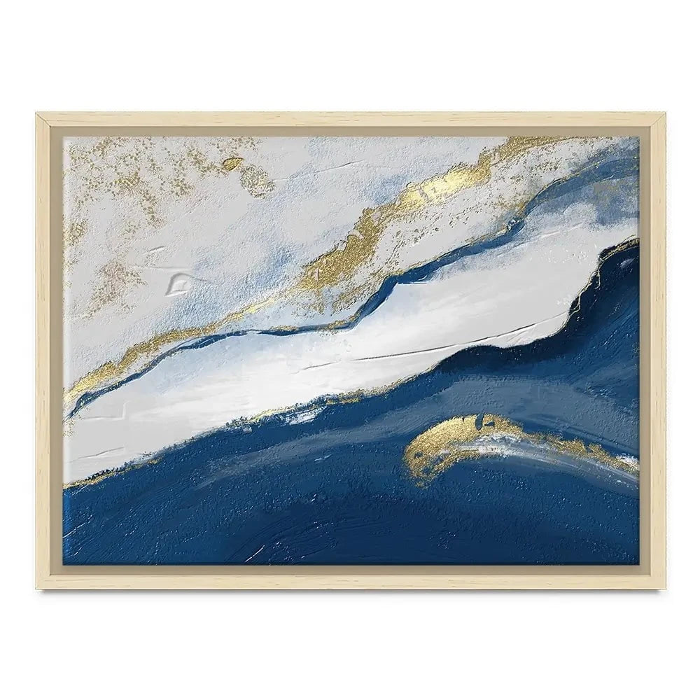 Navy And White Canvas Print Navy And White Canvas Print wall art product Muzi pear studio / Shutterstock
