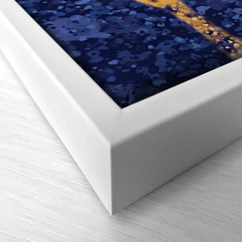 Navy Elephants Splash Canvas Print Navy Elephants Splash Canvas Print wall art product D Mosconi