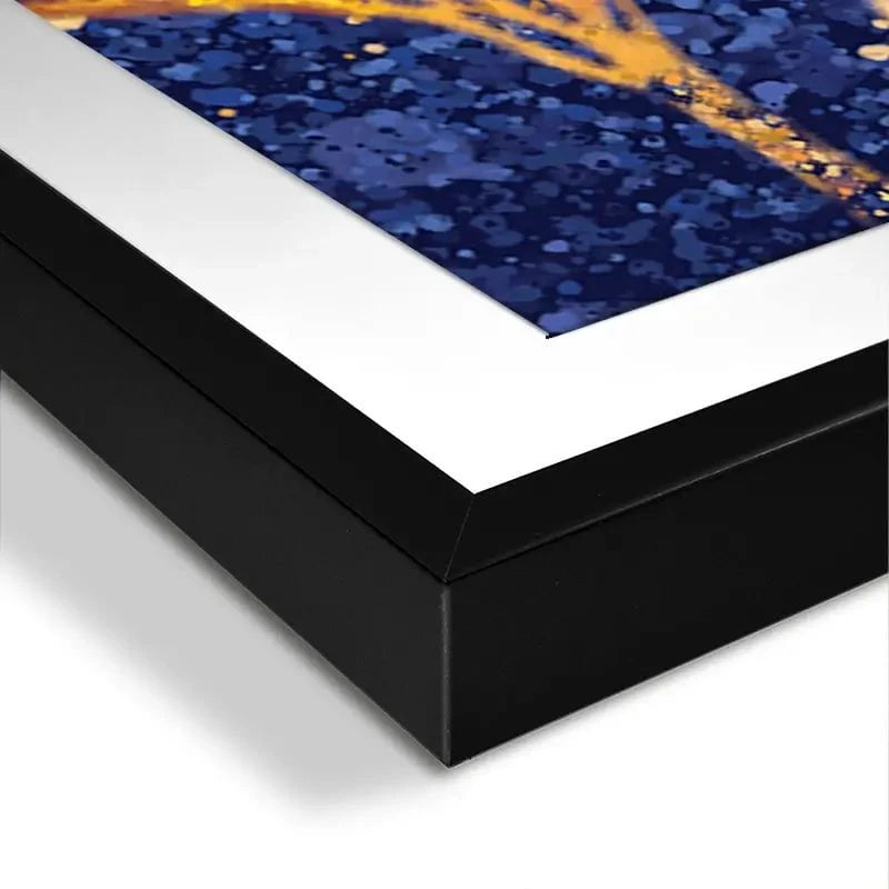 Navy Elephants Splash Framed Art Print Navy Elephants Splash Framed Art Print wall art product D Mosconi