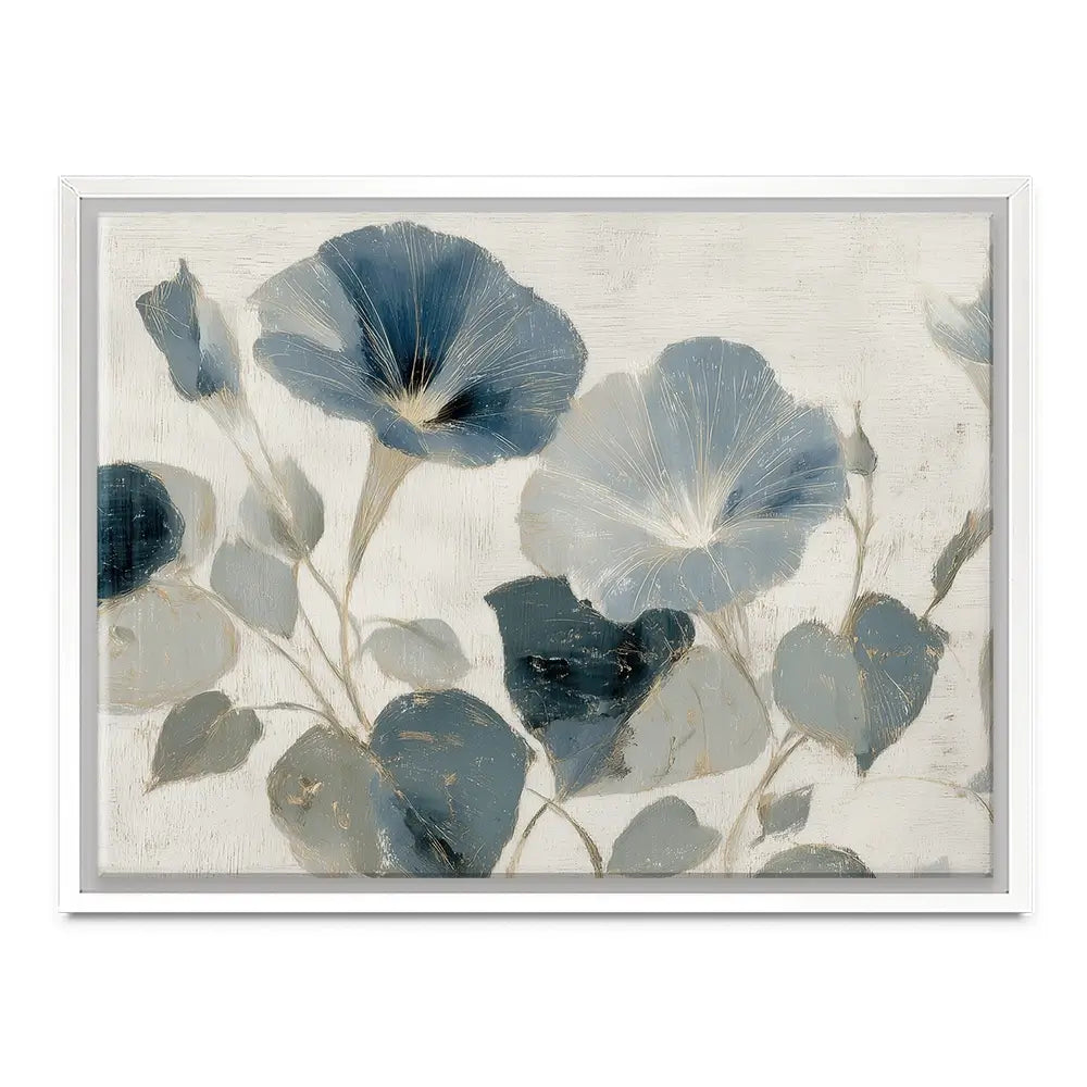 Navy Glory Vine Canvas Print Navy Glory Vine Canvas Print wall art product Chromatic Storm Studio