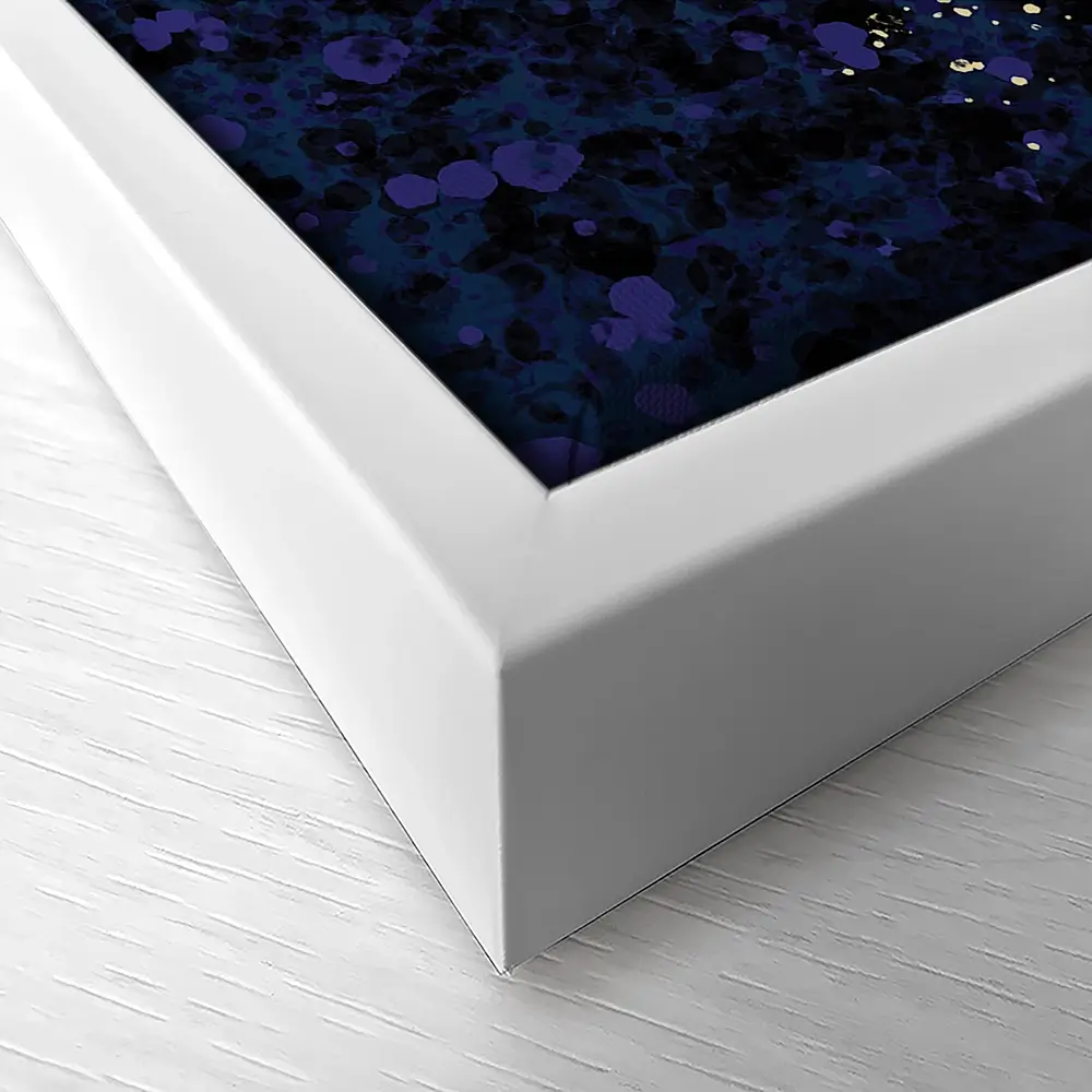 Navy Zebra Splash Canvas Print Navy Zebra Splash Canvas Print wall art product D Mosconi