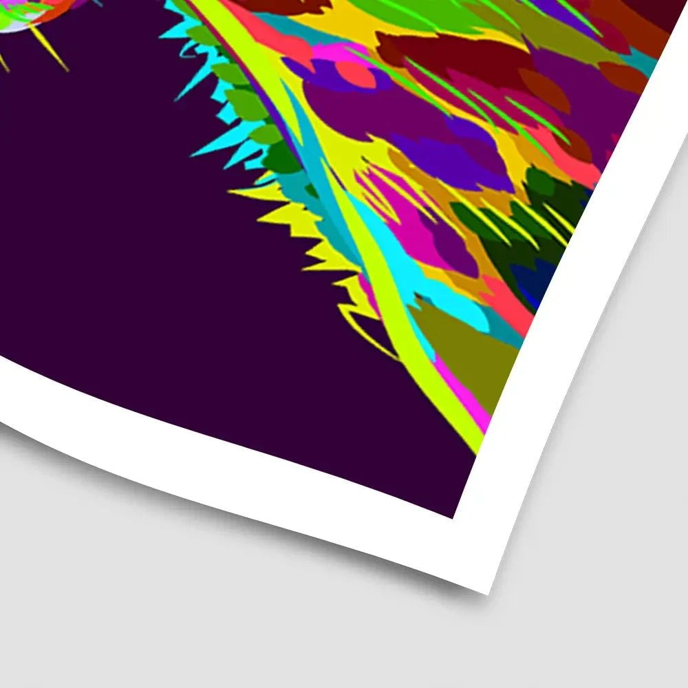 Neon Giraffe Art Print Neon Giraffe Art Print wall art product AnastasiaOsipova / Shutterstock