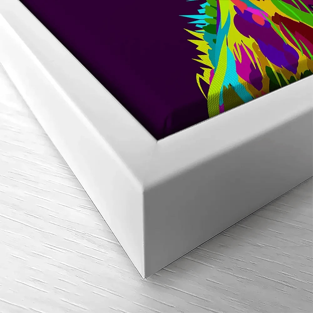 Neon Giraffe Canvas Print Neon Giraffe Canvas Print wall art product AnastasiaOsipova / Shutterstock