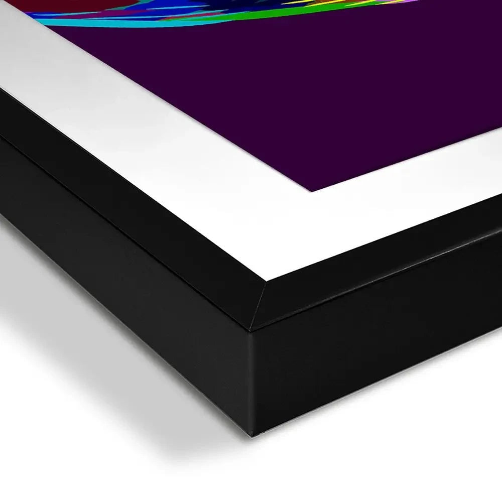 Neon Giraffe Framed Art Print Neon Giraffe Framed Art Print wall art product AnastasiaOsipova / Shutterstock