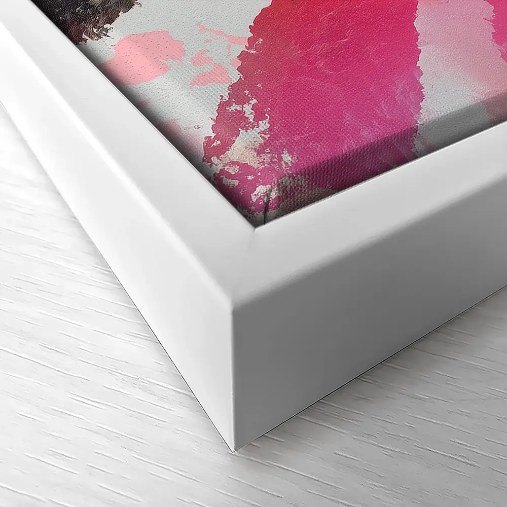 Neon Rain Crosswalk Canvas Print Neon Rain Crosswalk Canvas Print wall art product Chromatic Storm Studio