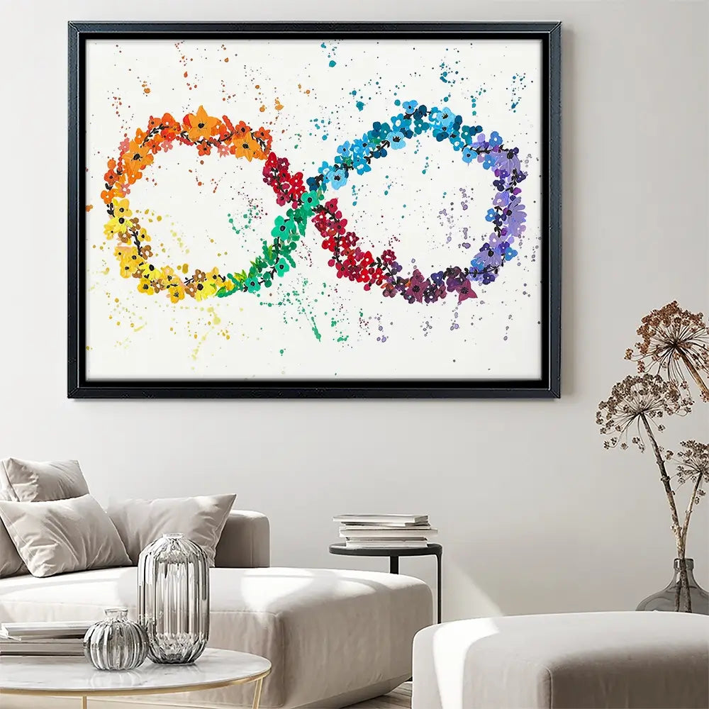 Neurodiversity Canvas Print Neurodiversity Canvas Print wall art product Emma LC Art