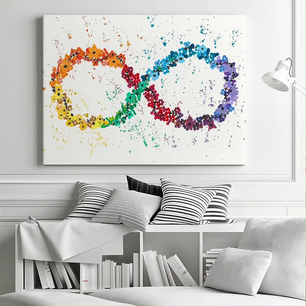 Neurodiversity Canvas Print Neurodiversity Canvas Print wall art product Emma LC Art