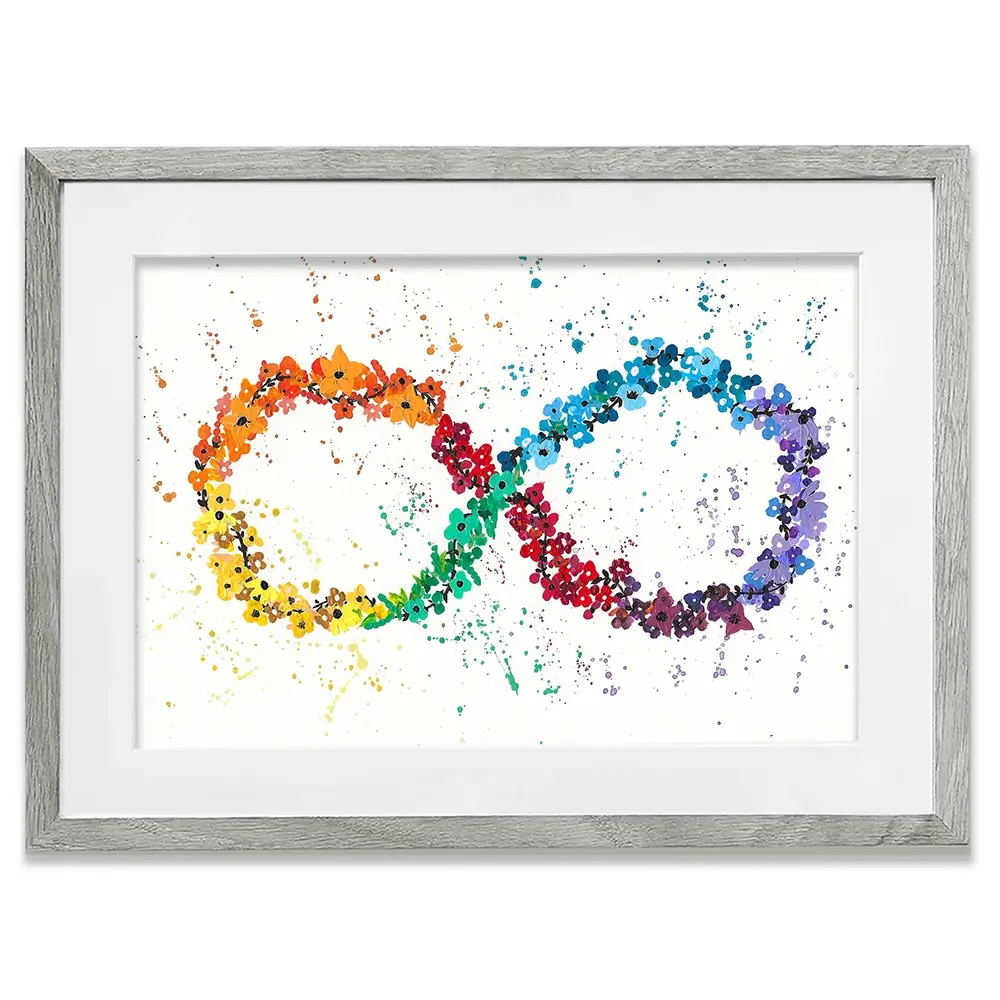 Neurodiversity Framed Art Print Neurodiversity Framed Art Print wall art product Emma LC Art