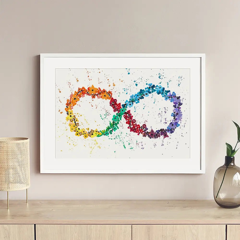 Neurodiversity Framed Art Print Neurodiversity Framed Art Print wall art product Emma LC Art