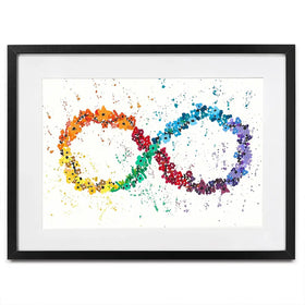 Neurodiversity Framed Art Print Neurodiversity Framed Art Print wall art product Emma LC Art