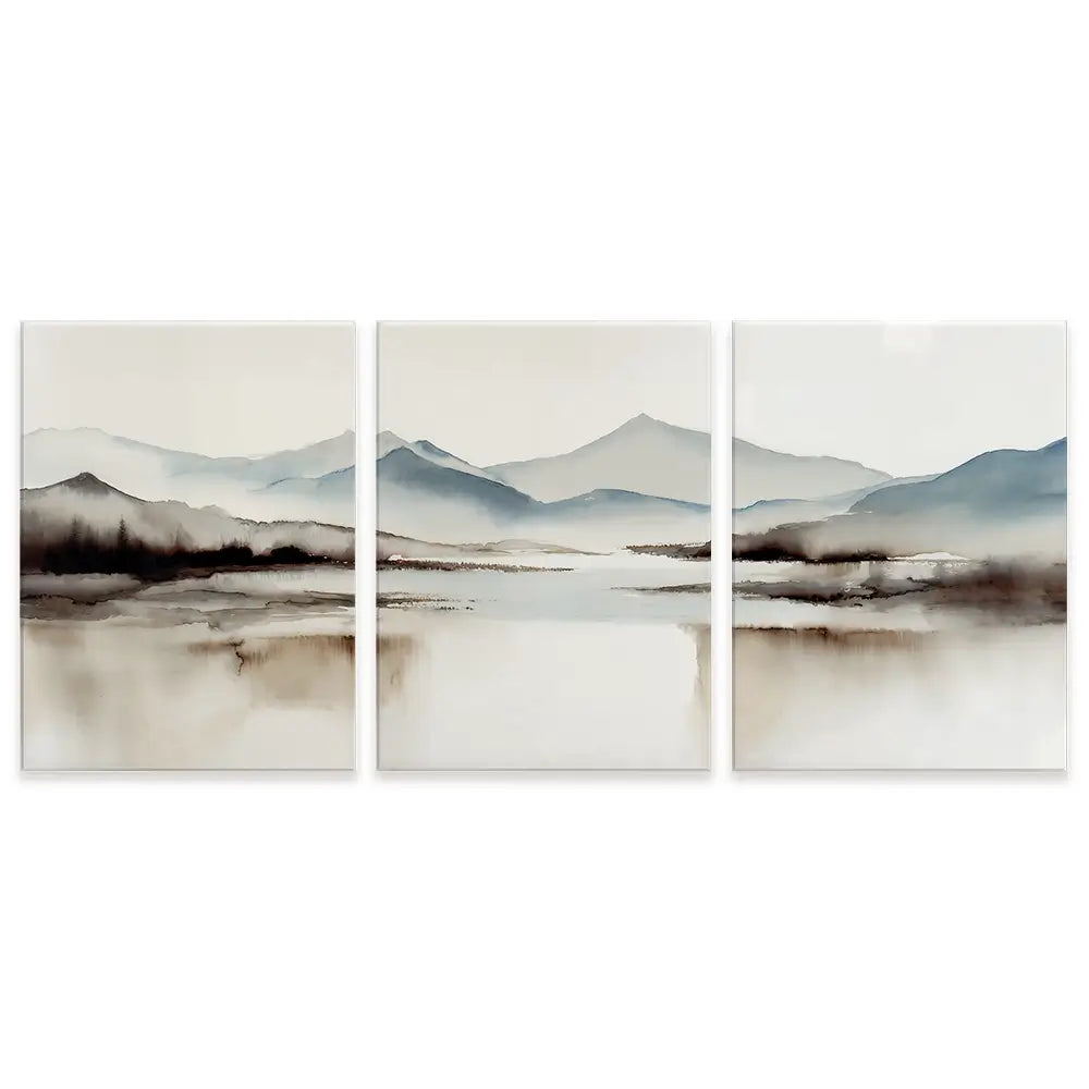 Neutral Land Trio Canvas Print Neutral Land Trio Canvas Print wall art product IAmHomeStudio