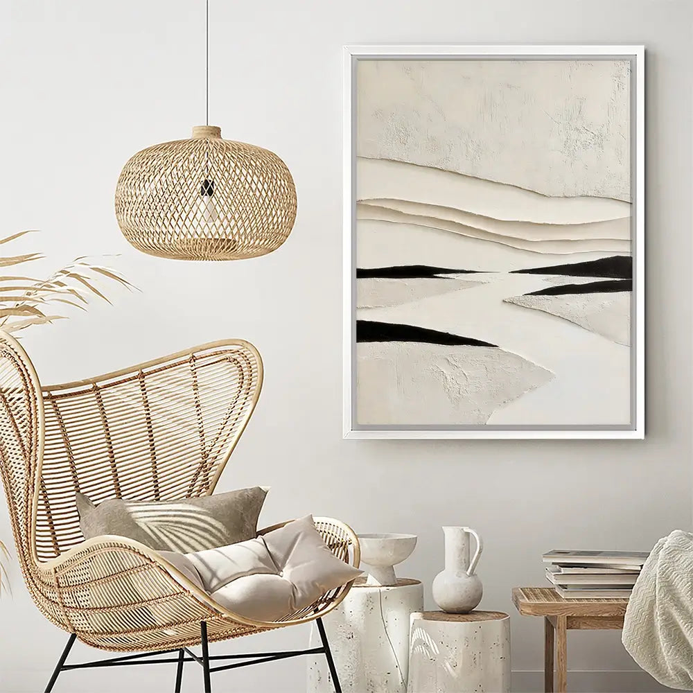 Neutral Path Canvas Print Neutral Path Canvas Print wall art product LSR Design Studio - Independent