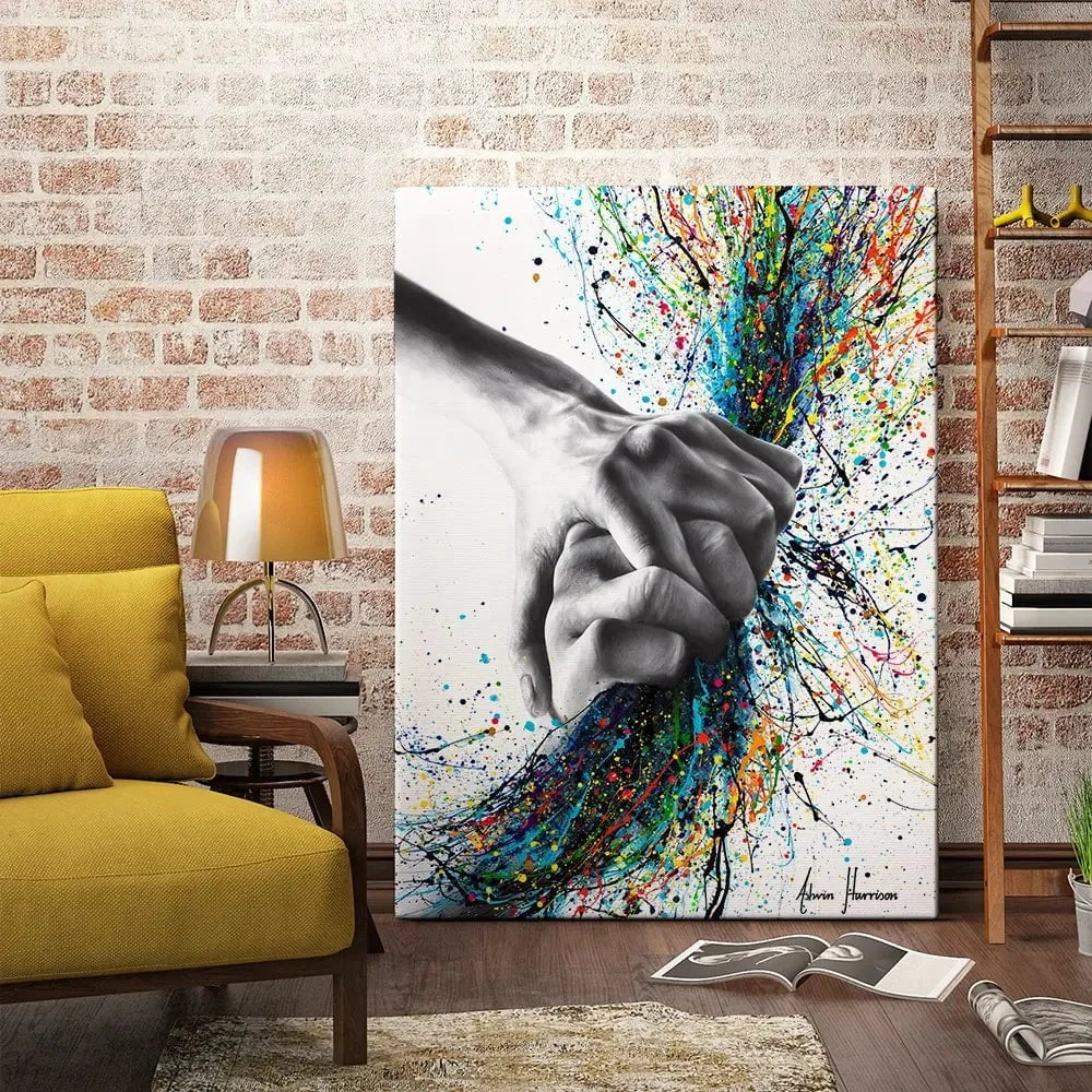 Never Let Go Canvas Print Never Let Go Canvas Print wall art product Ashvin Harrison