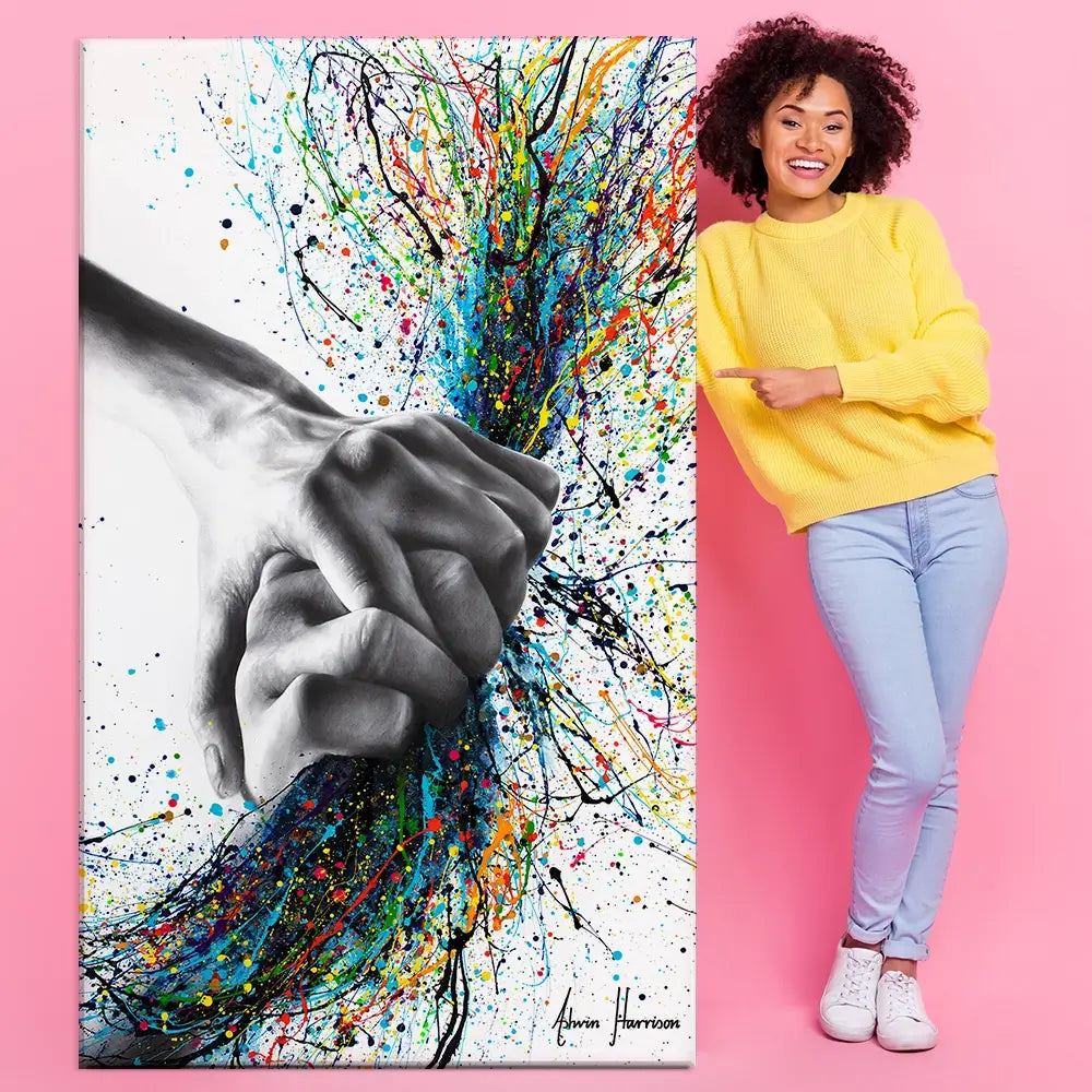 Never Let Go Oversized Canvas Print Never Let Go Oversized Canvas Print wall art product Ashvin Harrison