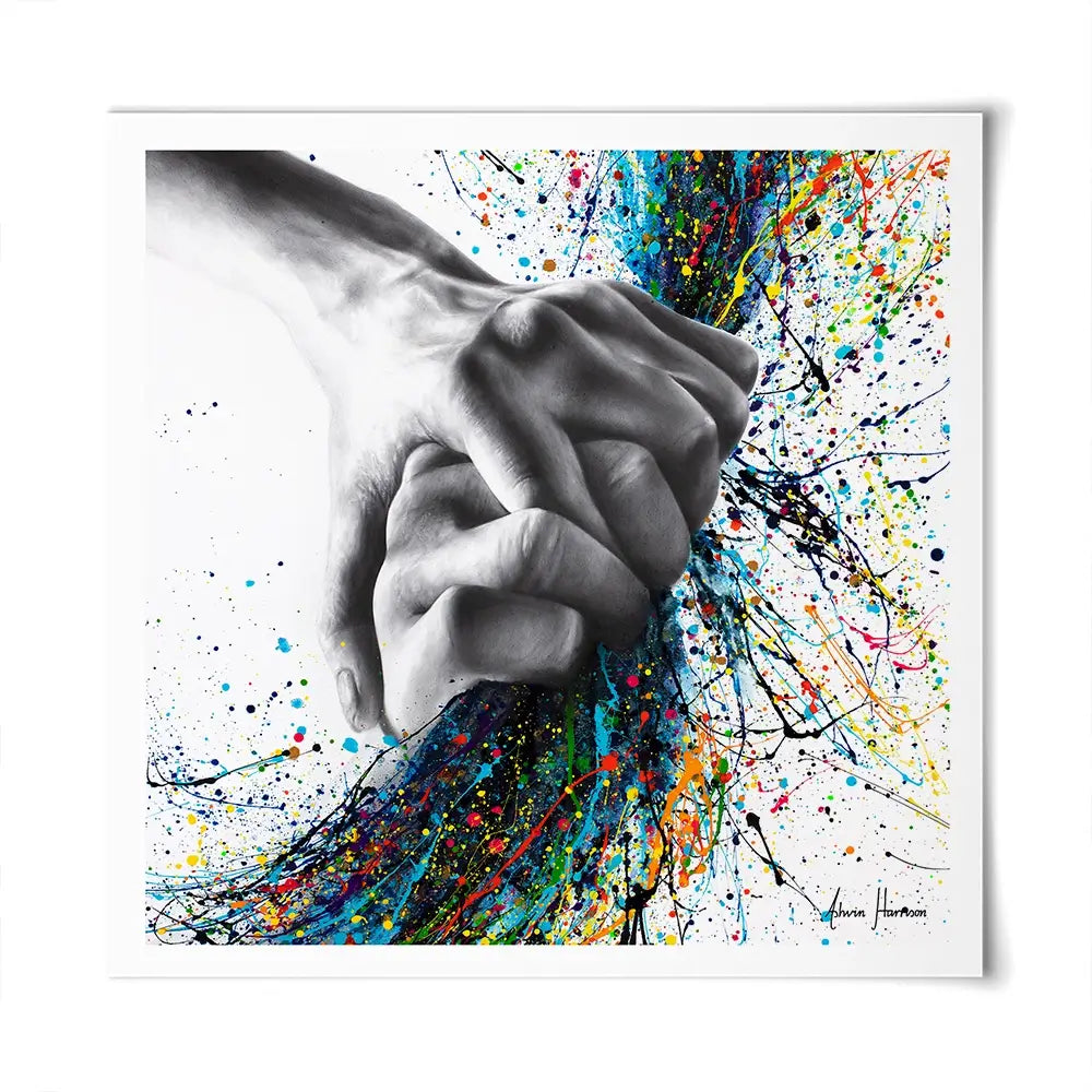 Never Let Go Square Art Print Never Let Go Square Art Print wall art product Ashvin Harrison