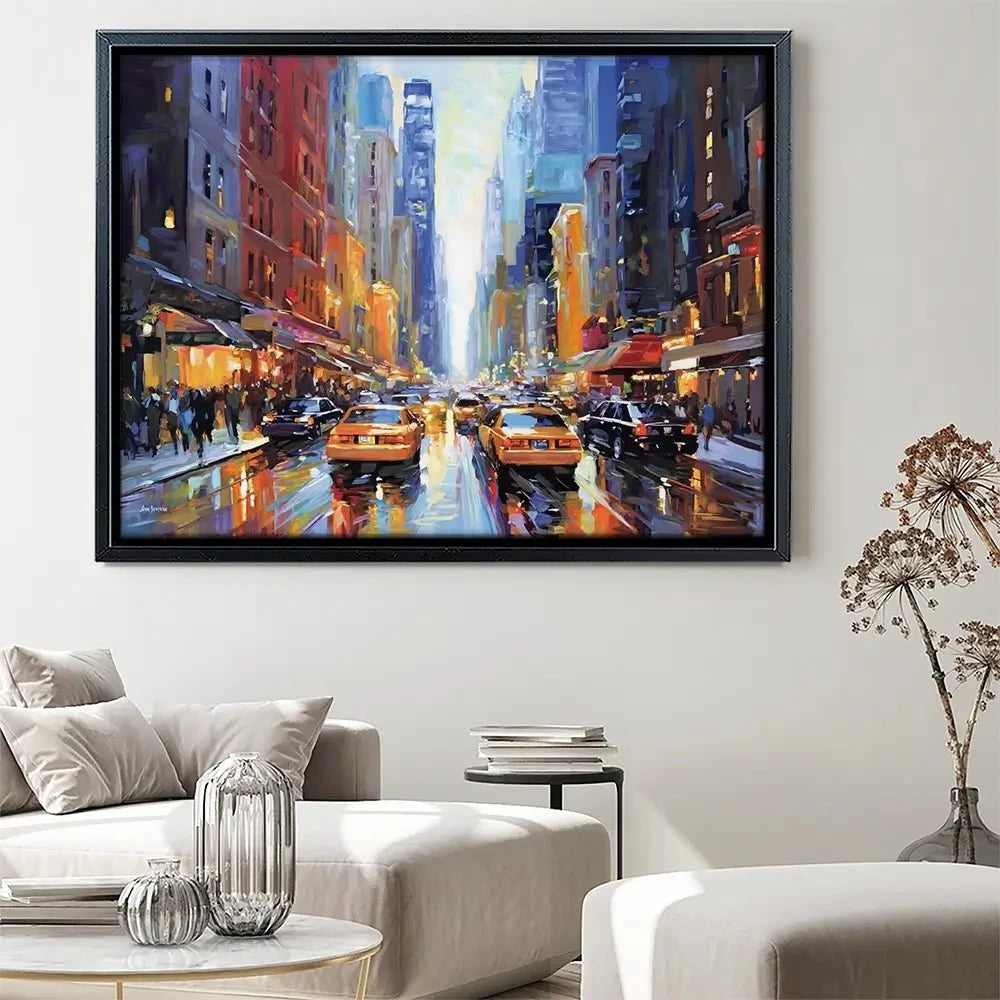 New York City Canvas Print New York City Canvas Print wall art product Leon Devenice